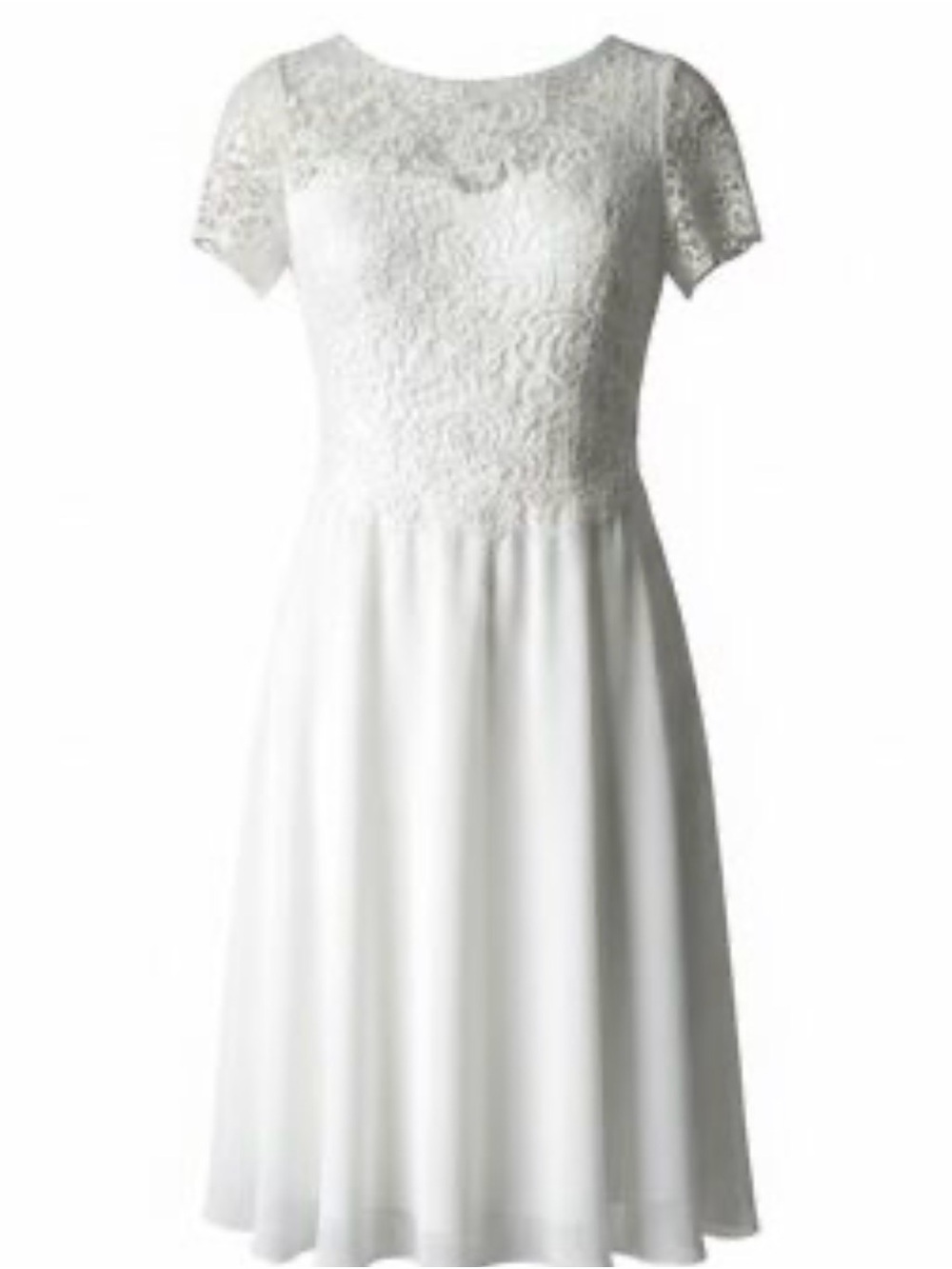 Love Squared White Lace Bodice Formal Kids Dress